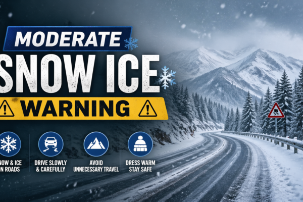 Moderate Snow Ice Warning