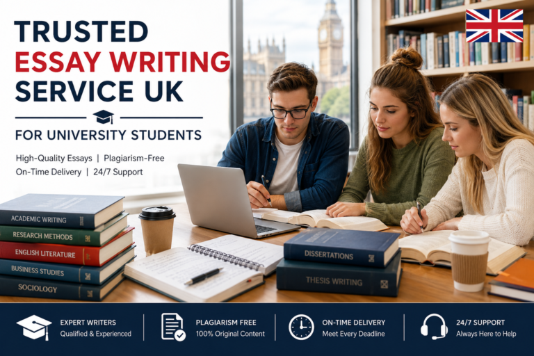 Trusted Essay Writing Service UK for University Students